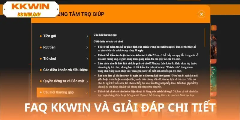 Ngoài chuyên mục FAQ KKWIN - Hãy liên hệ để được hỗ trợ ngay