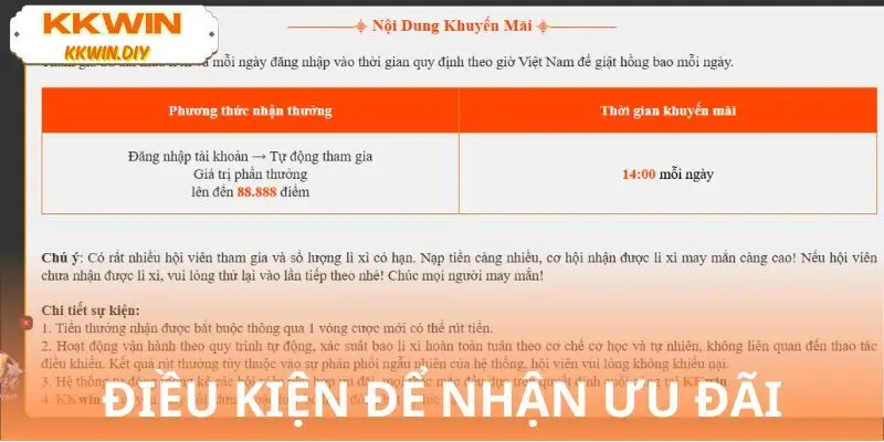 Tổng hợp điều kiện cần để nhận ưu đã