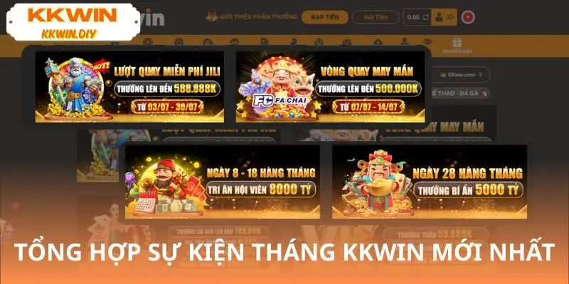 Chuỗi sự kiện tháng KKWIN mới nhất dành cho mọi hội viên